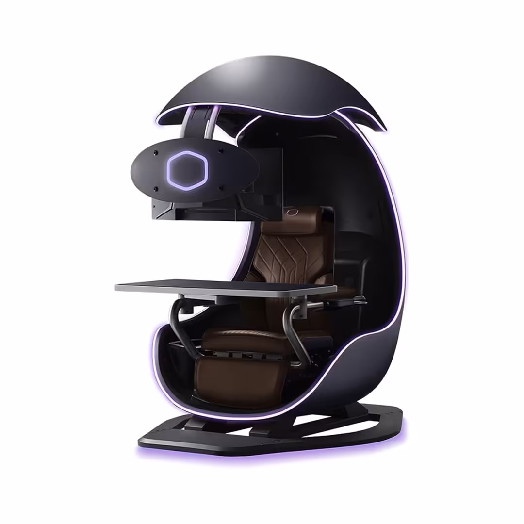 صندلی گیمینگ کولر مستر مدل CoolerMaster ORB X Gray