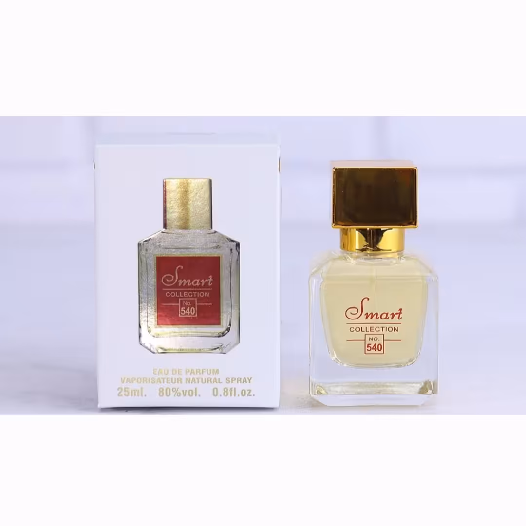 ادکلن مینیاتوری اسمارت 540 با رایحه باکارات سفید 25 میل جیبی