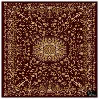 دستمال سر و گردن و پیشانی بند اسکارف طرح سنتی سایز 58 در 58 مدل H1-452 شرکت رنس