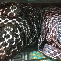 نوار سنتی باریک مشکی و سرمه‌ای 1 متر ب انتخاب شما 