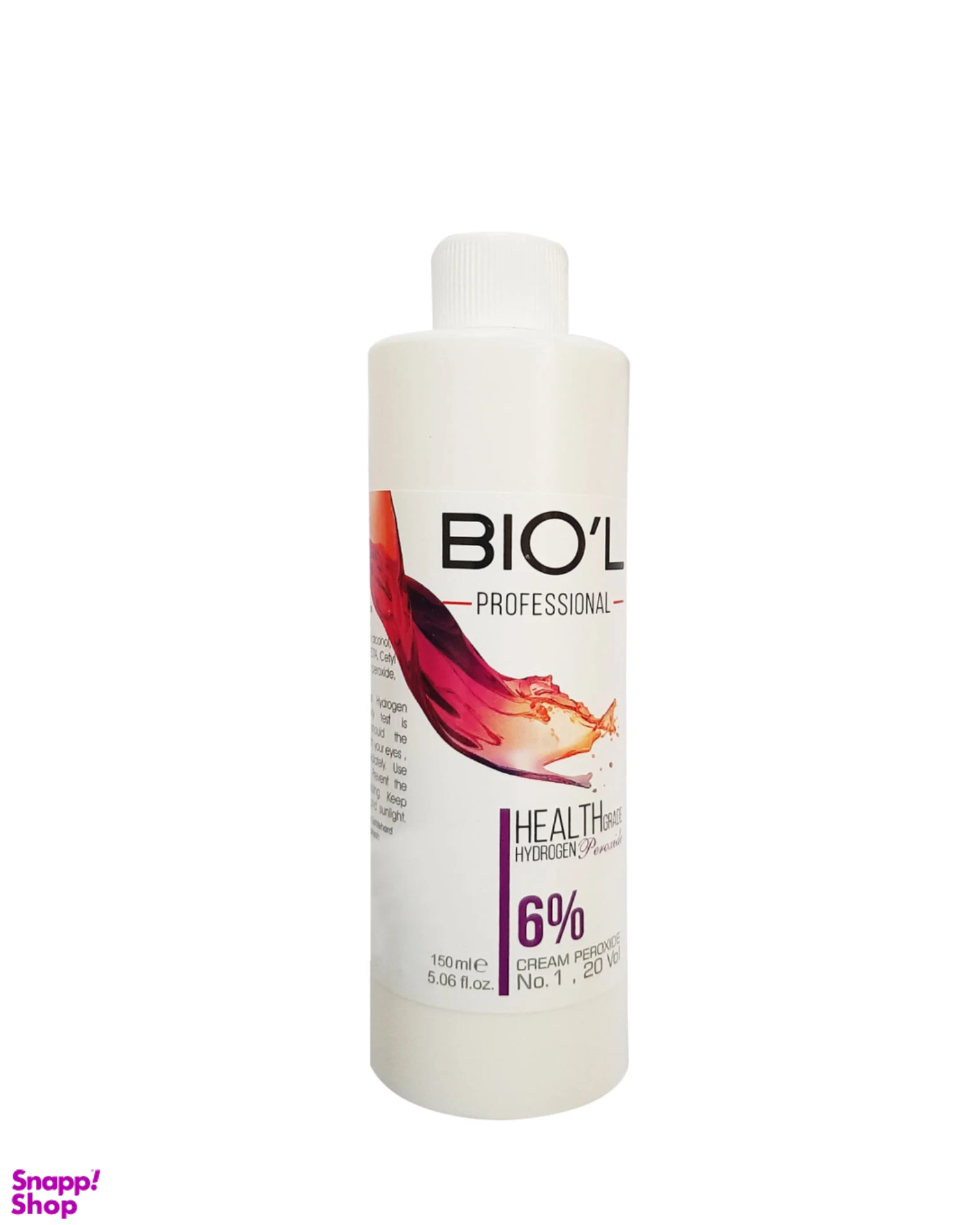 اکسیدان بیول (Biol) 6 درصد مدل Professional حجم 150 میلی لیتر