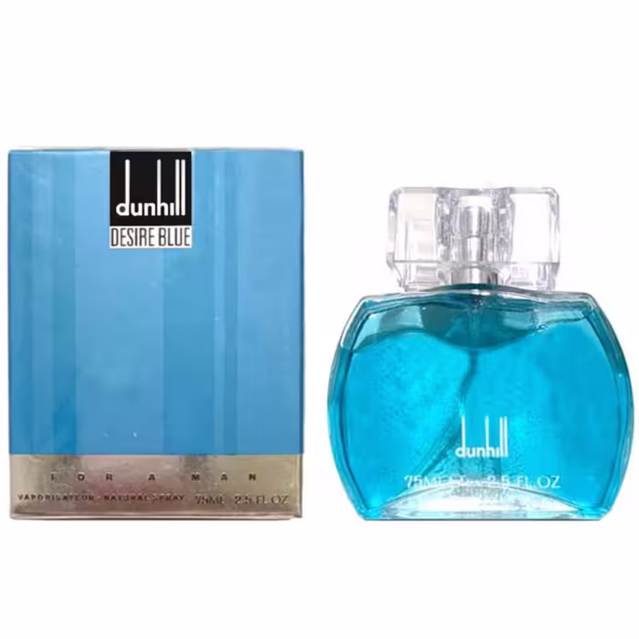 عطر ادو تویلت مردانه مدل دانهیل دیزایر بلو حجم 75 میلی لیتر