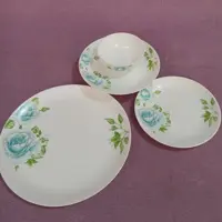 سرویس آرکوپال 26پارچه لومینارک اصل فرانسه مدل مرسدس آبی 