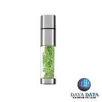 فلش مموری فانتزی دایا دیتاطرح سواروفسکی مدلCR1001-13 ظرفیت 128GB -USB3 رنگ سبز