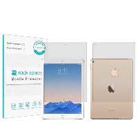 گلس صفحه نمایش و پشت تبلت اپل iPad Air 2 مدل نانو هیدروژل شفاف برند راک اسپیس کد LL