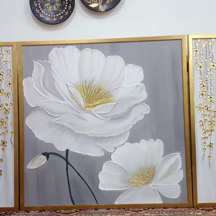 تابلو دکوراتیو گل برجسته مدرن و زیبا