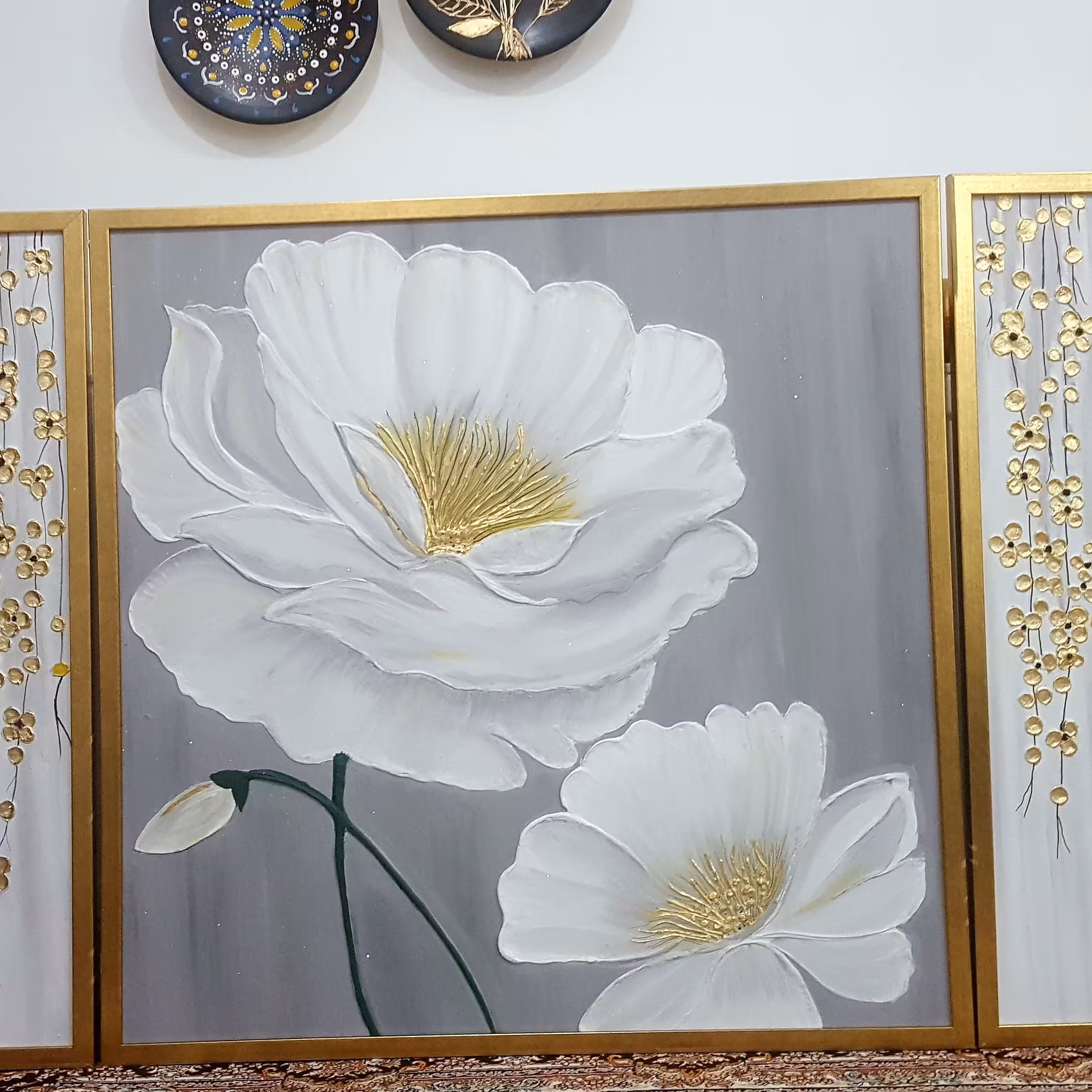 تابلو دکوراتیو گل برجسته مدرن و زیبا