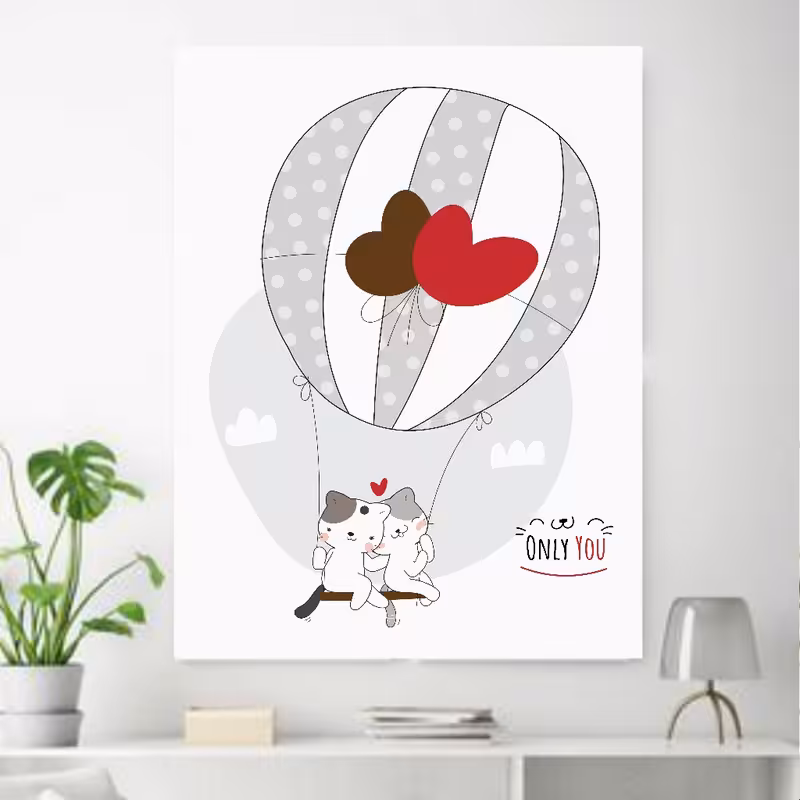 استیکر دیواری طرح اتاق کودک کد SD7150