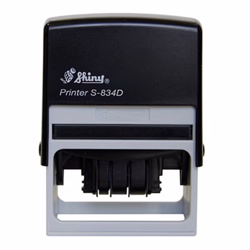 خرید دستگاه مهر شاینی تاریخ دار مدل S-834-D سایز 30 × 65