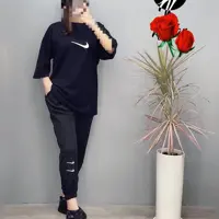 ست لانگ و شلوار نایک . اسپرت مناسب خانما و اقایون