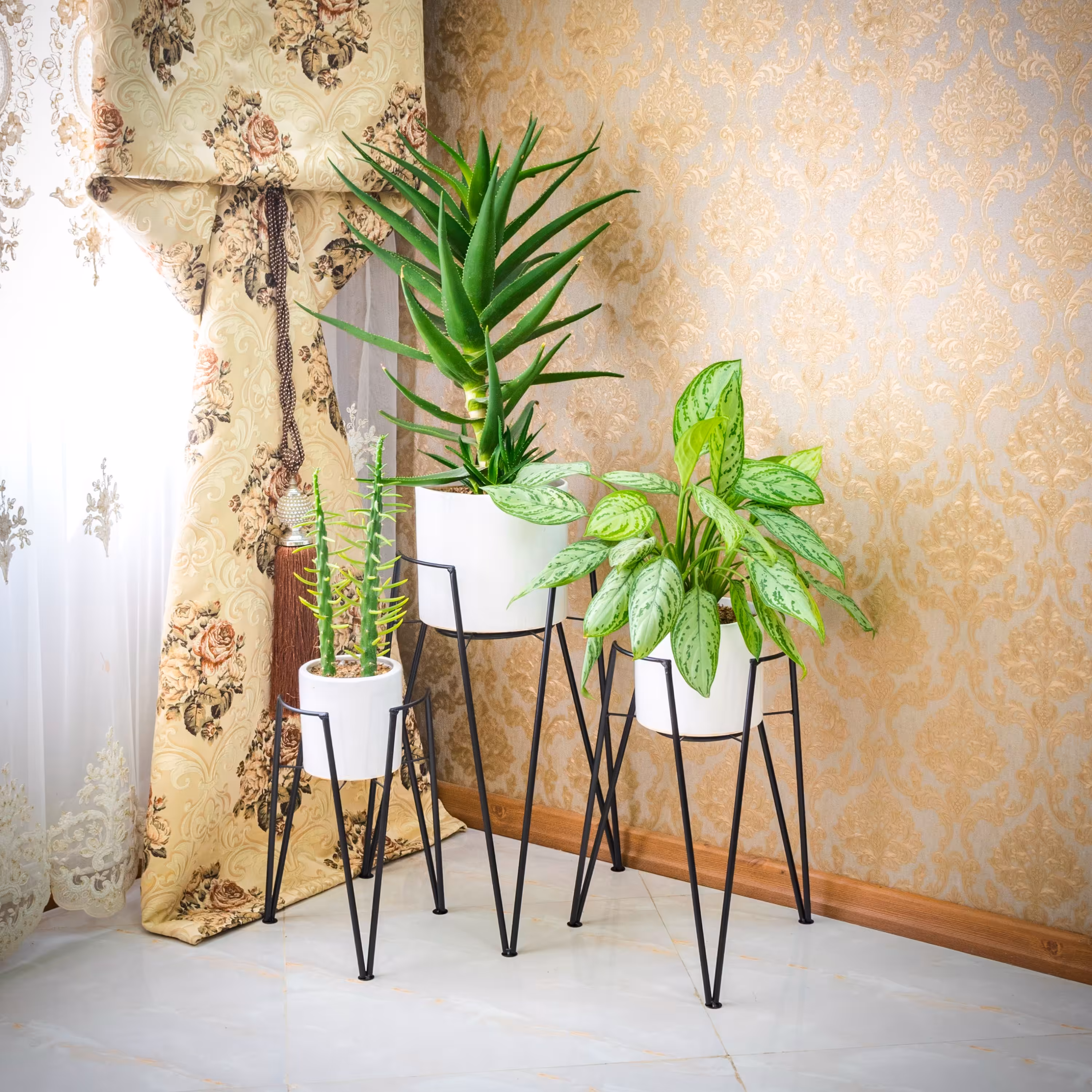 استند گلدان مدل فضایی(مجموعه3عددی)