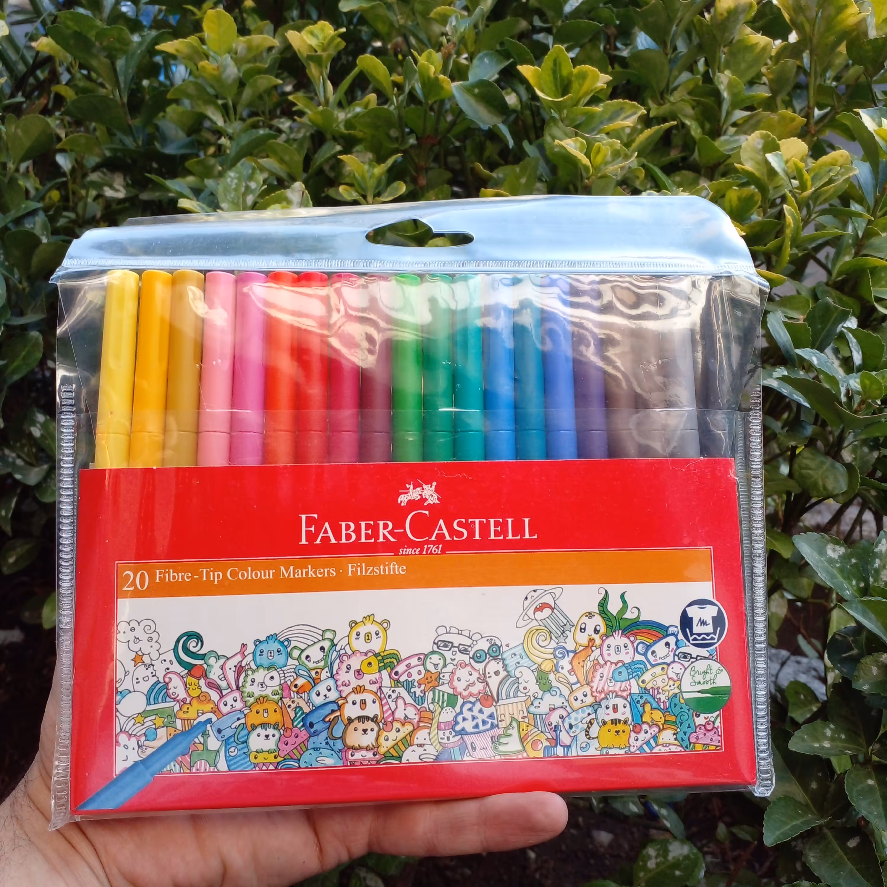 ماژیک نقاشی 20 رنگ فابر کاستل تازه بار و درجه یک برند معتبر FABER CASTELL