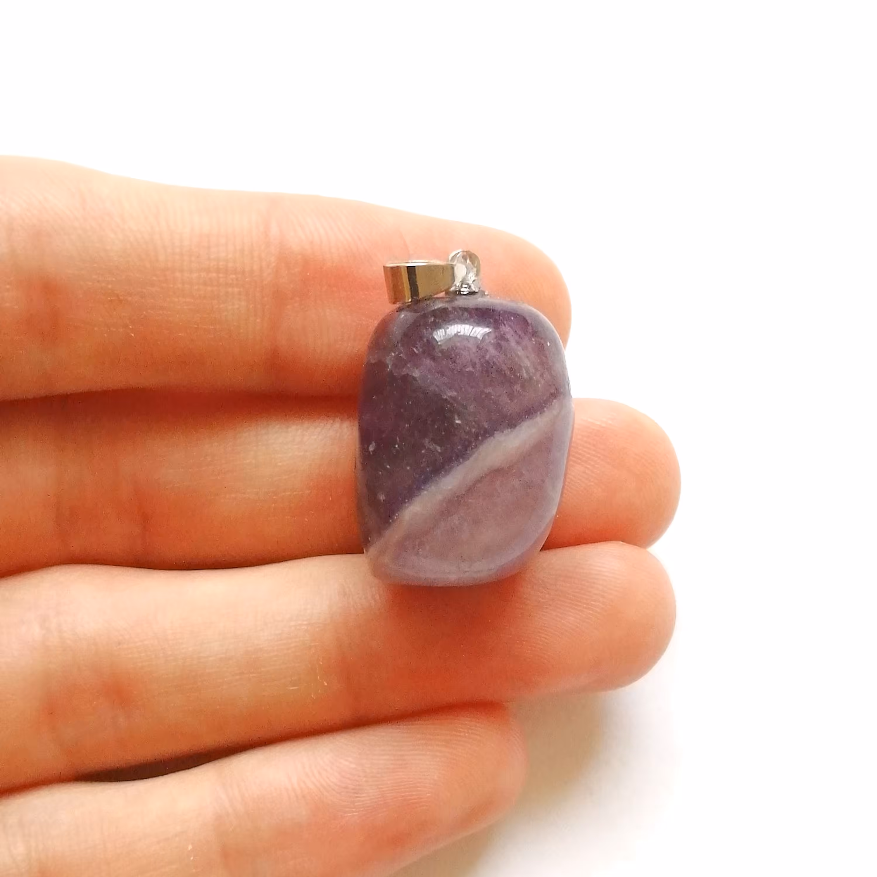 گردنبند فلوریت بنفش کد 6