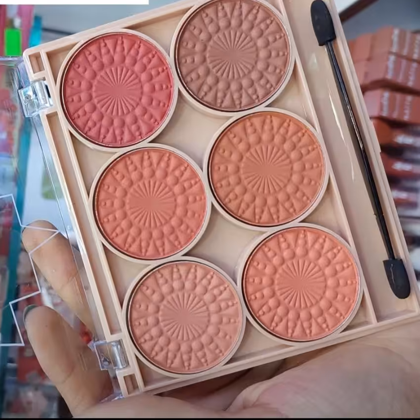 رژ گونه 6تایی