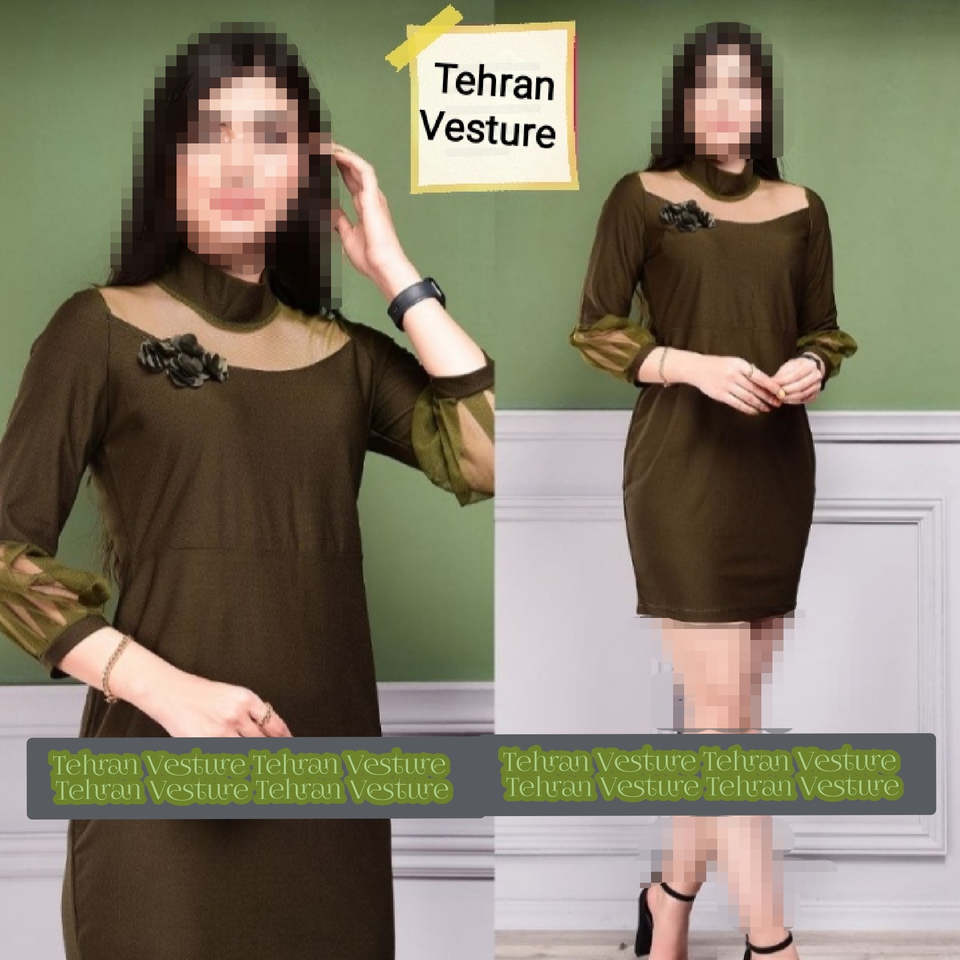 تونیک مجلسی تور دار