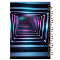 دفتر شطرنجی مشایخ طرح تونل مکعبی کد CH27 