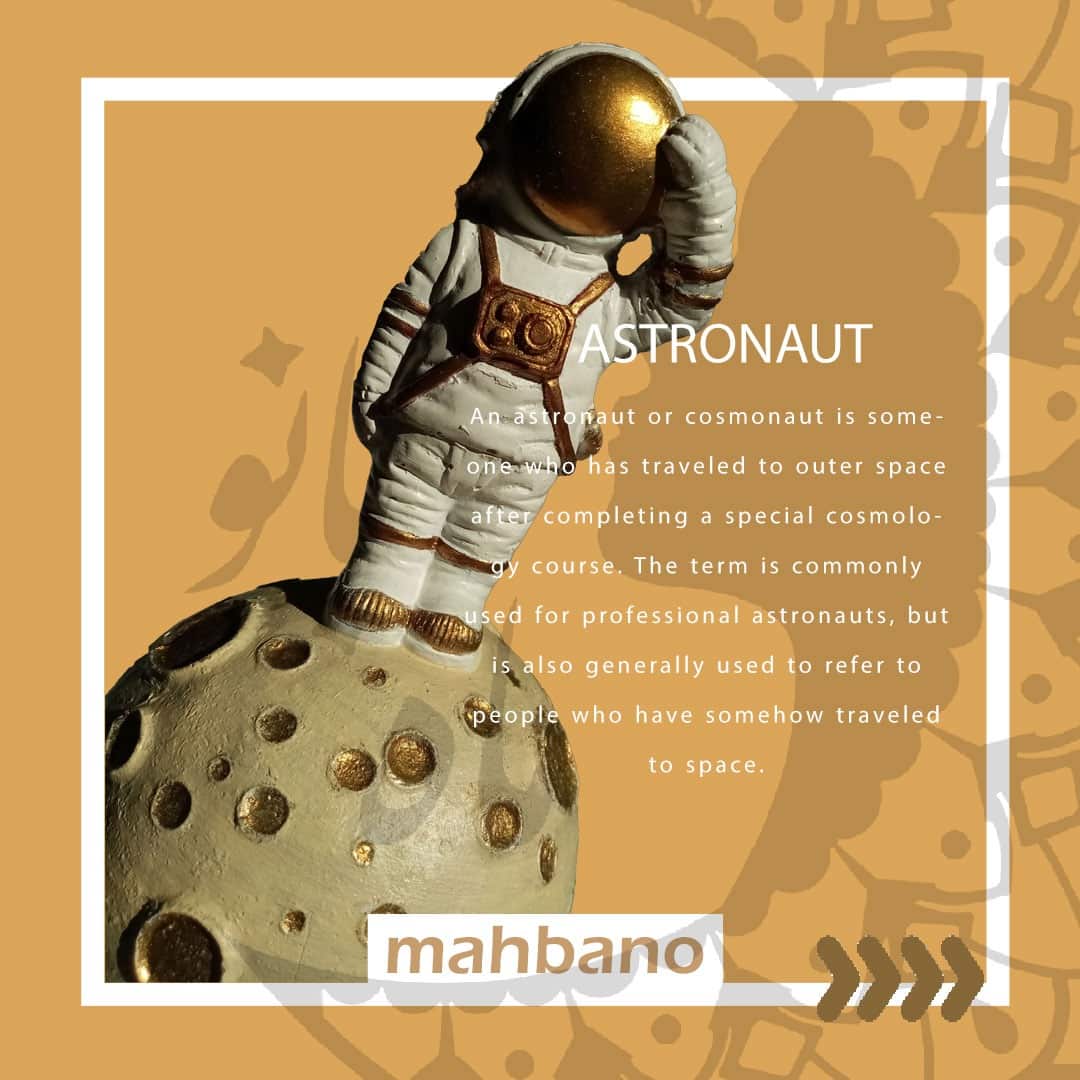 مجسمه پلی استر طرح فضانورد