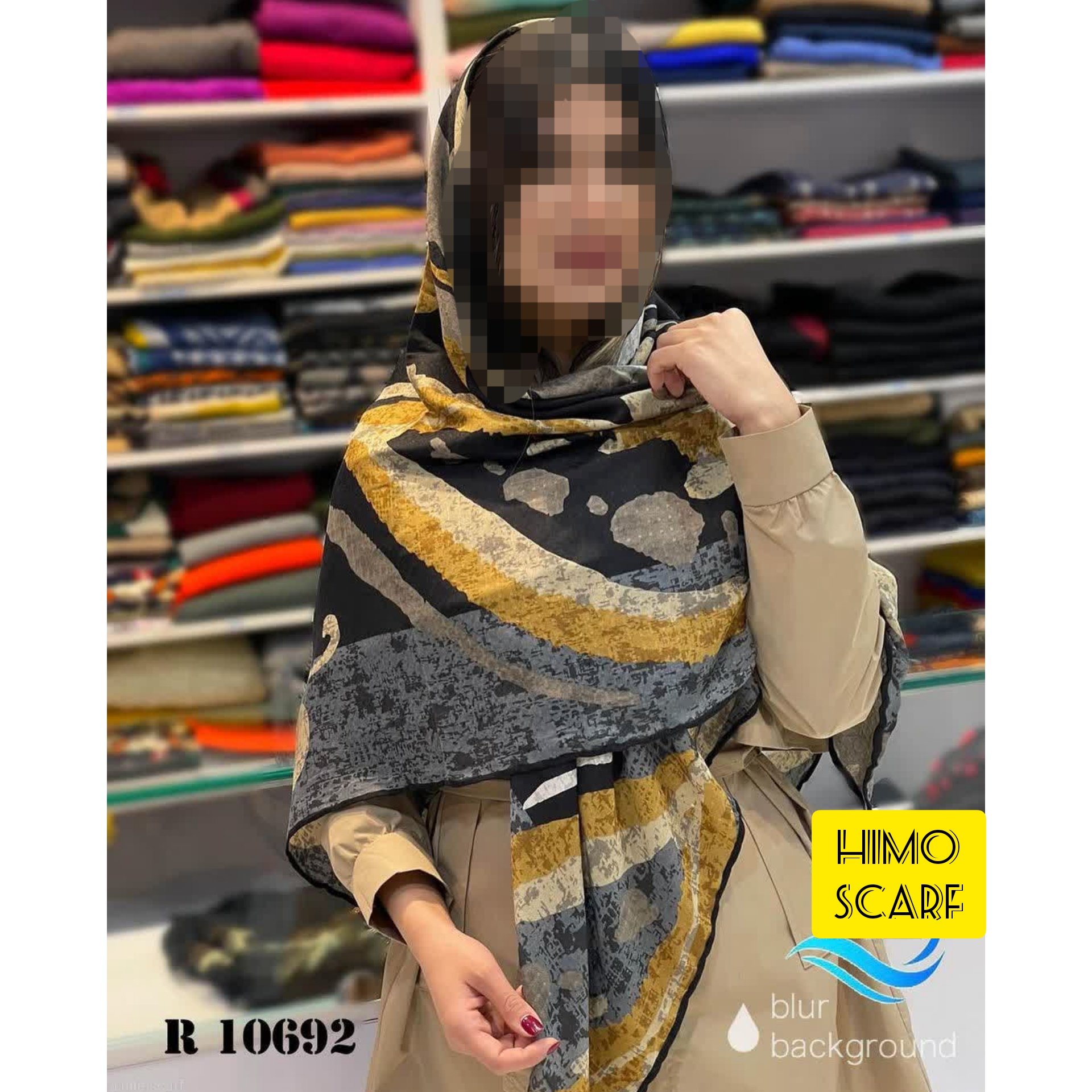 روسری نخی پاییزه قواره دار
