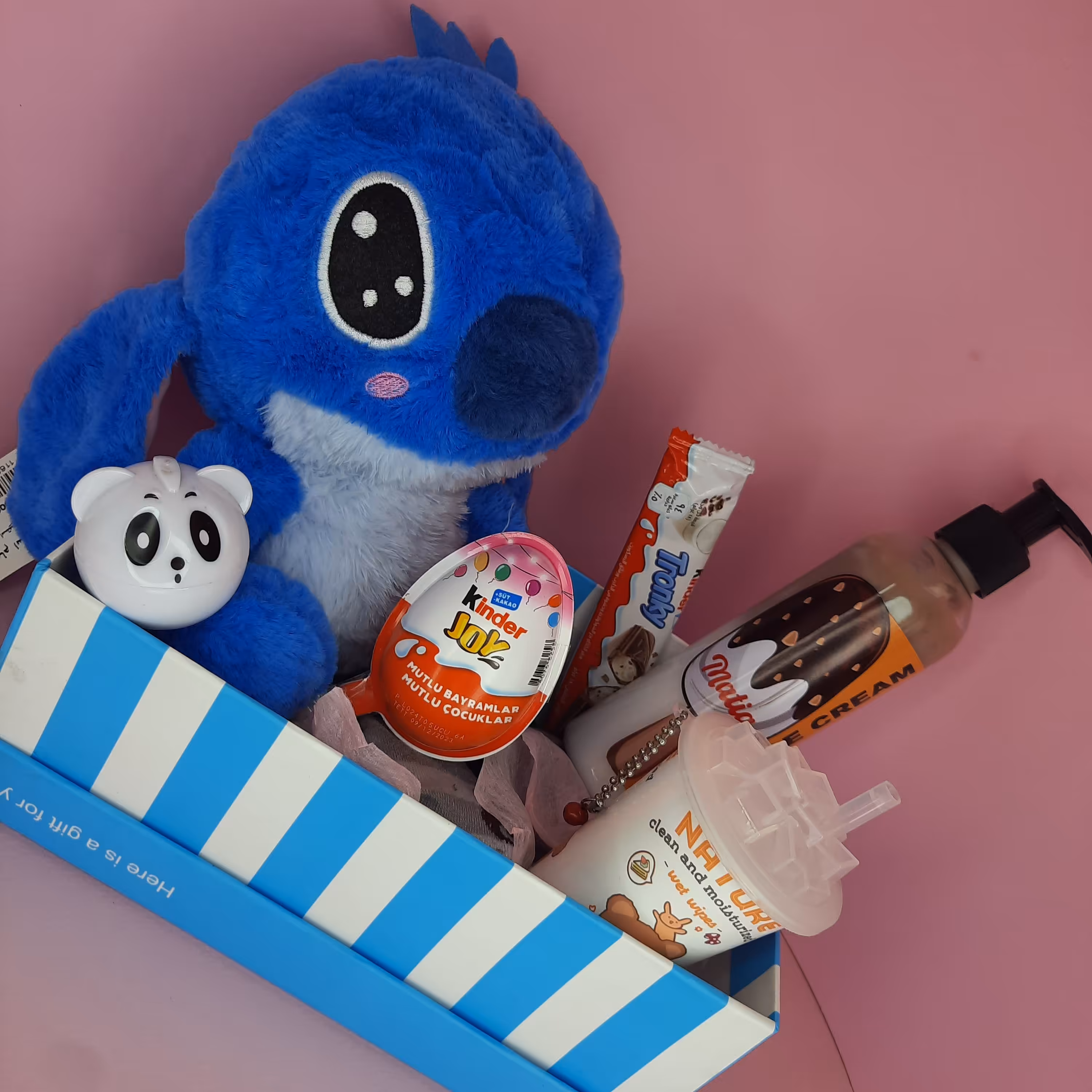 باکس هدیه  فوق العاده زیبا استیج آبی 