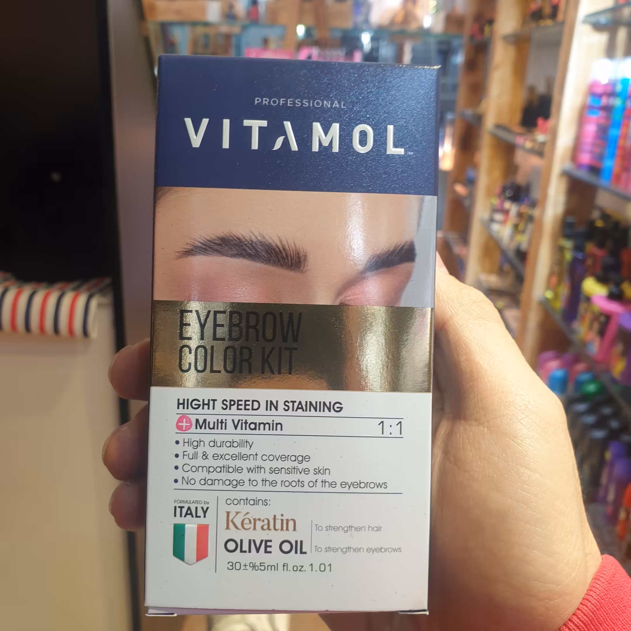 رنگ ابرو برند ویتامول