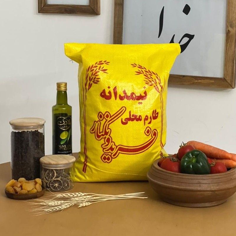 نیم دانه طارم کشت دوم فریدونکنار فوق عطری و تمیز شده (10 کیلویی)
