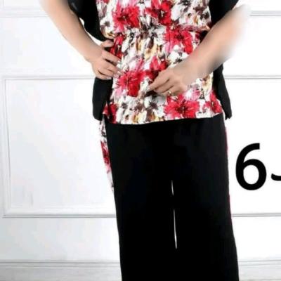 ست نخی زنانه ست بلوز شلوار نخی خنک مناسب سایز 38 تا 38