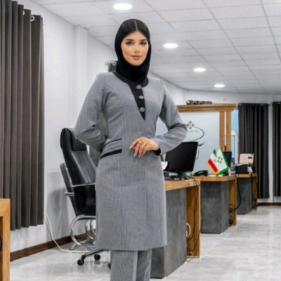 مانتو اداری زنانه مدل ست مانتو شلوار