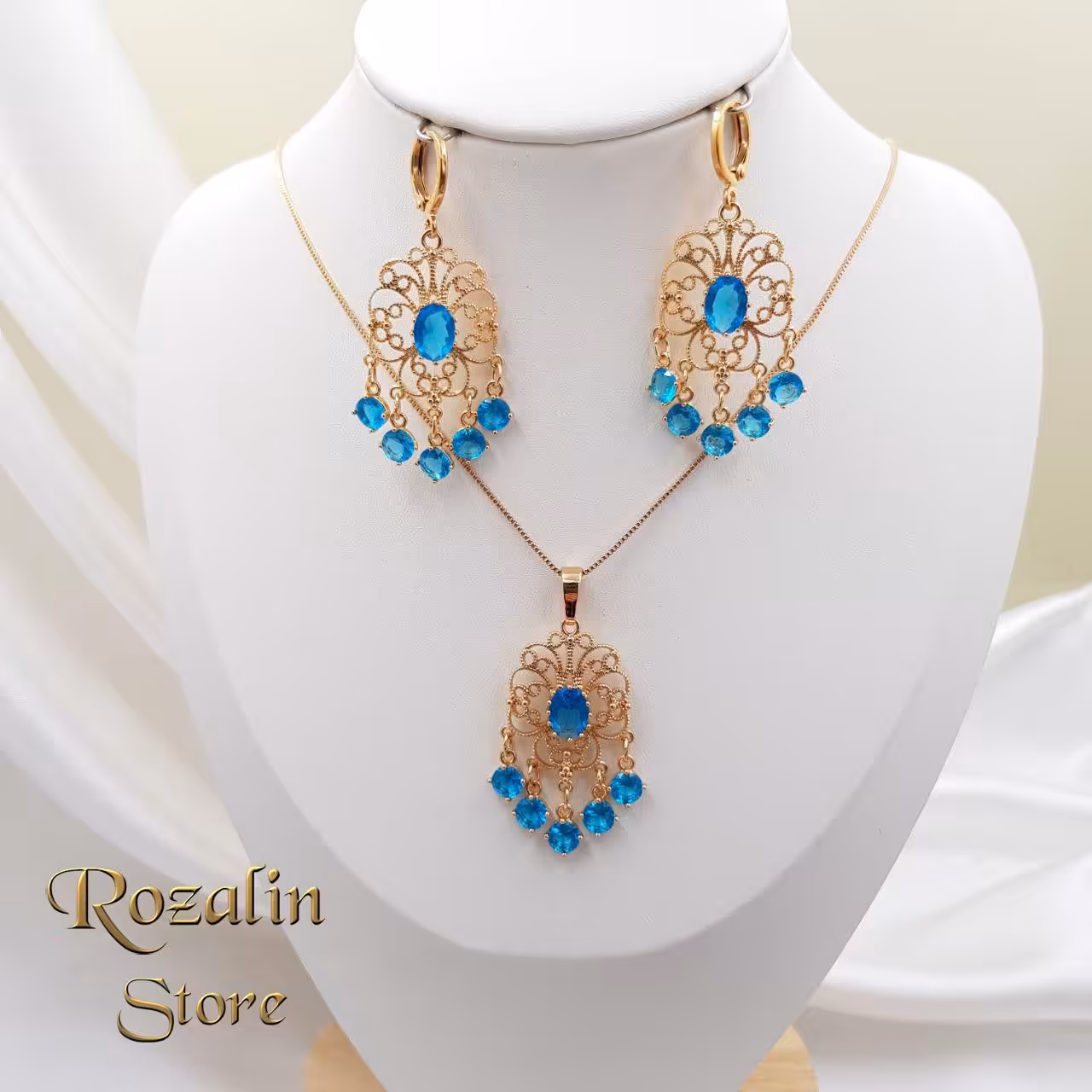 نیم ست زنانه ژوپینگ مجلسی نگین دار