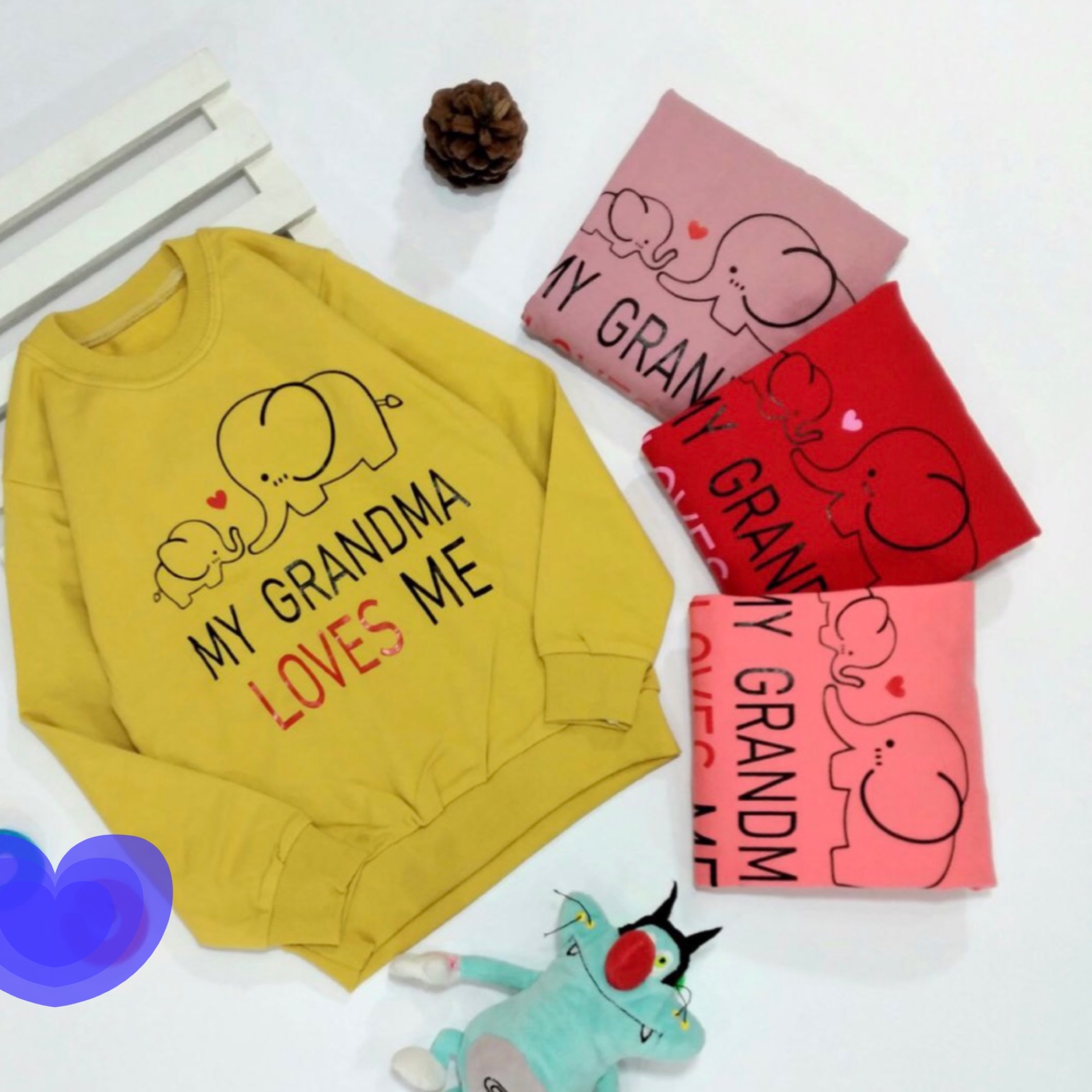 بلوز اسپرت طرح فیلی