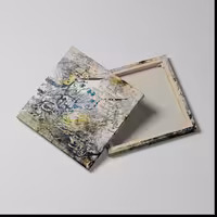 تابلو بوم تلفیقی نقاشیخط دیجیتال آرت گالری چارگوش  2916