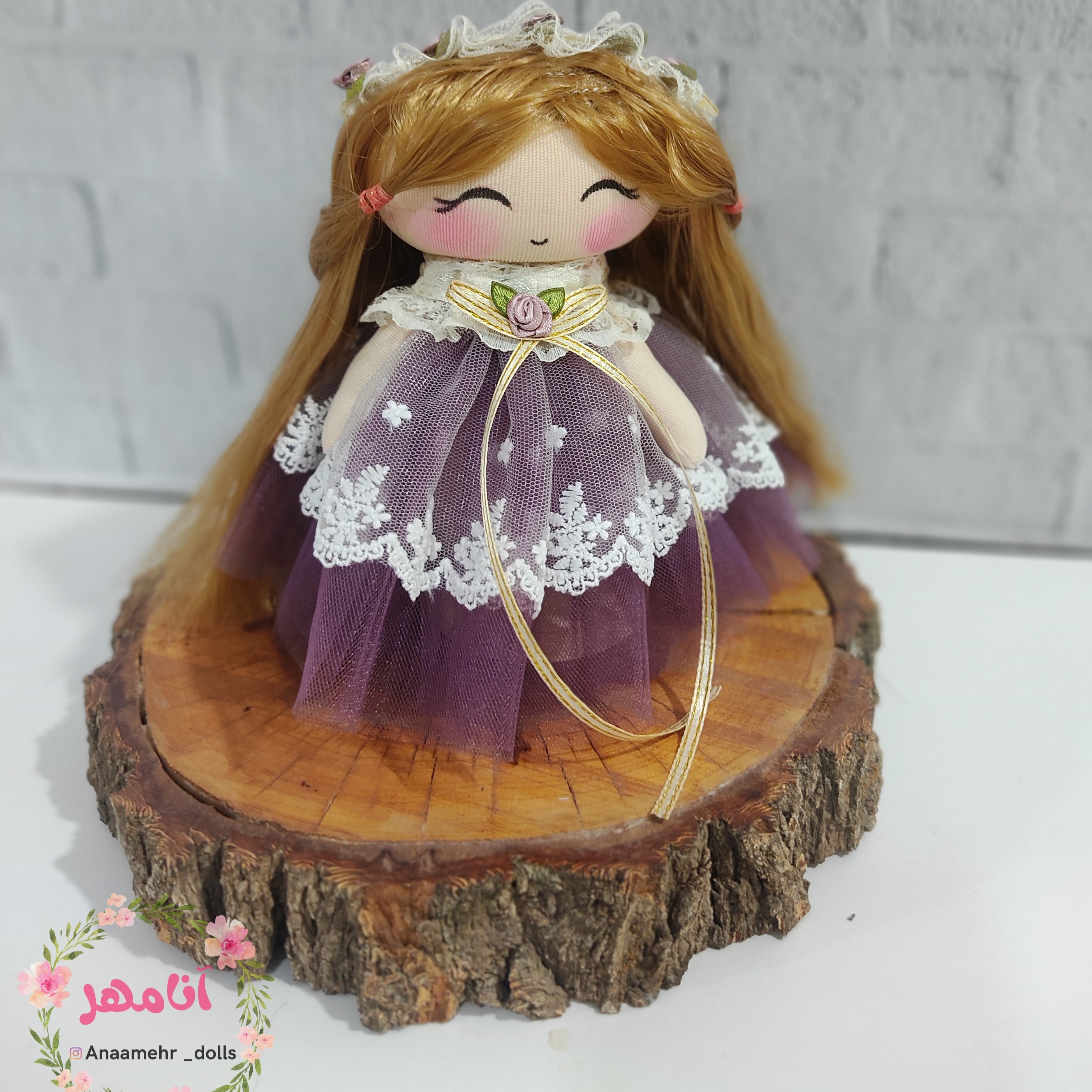 عروسک فرشته 17 سانتی نصب روی پایه رنگ بندی متنوع