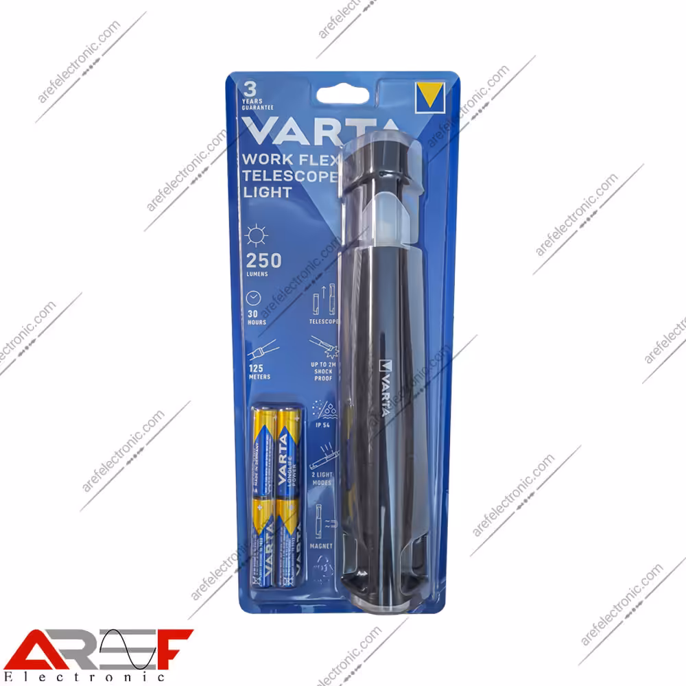 چراغ قوه وارتا مدل Work Flex Telescope Light - فروشگاه عارف الکترونیک