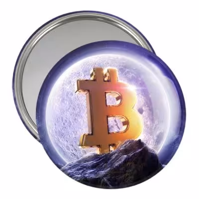 آینه جیبی خندالو مدل ارز دیجیتال بیت کوین کد 10900