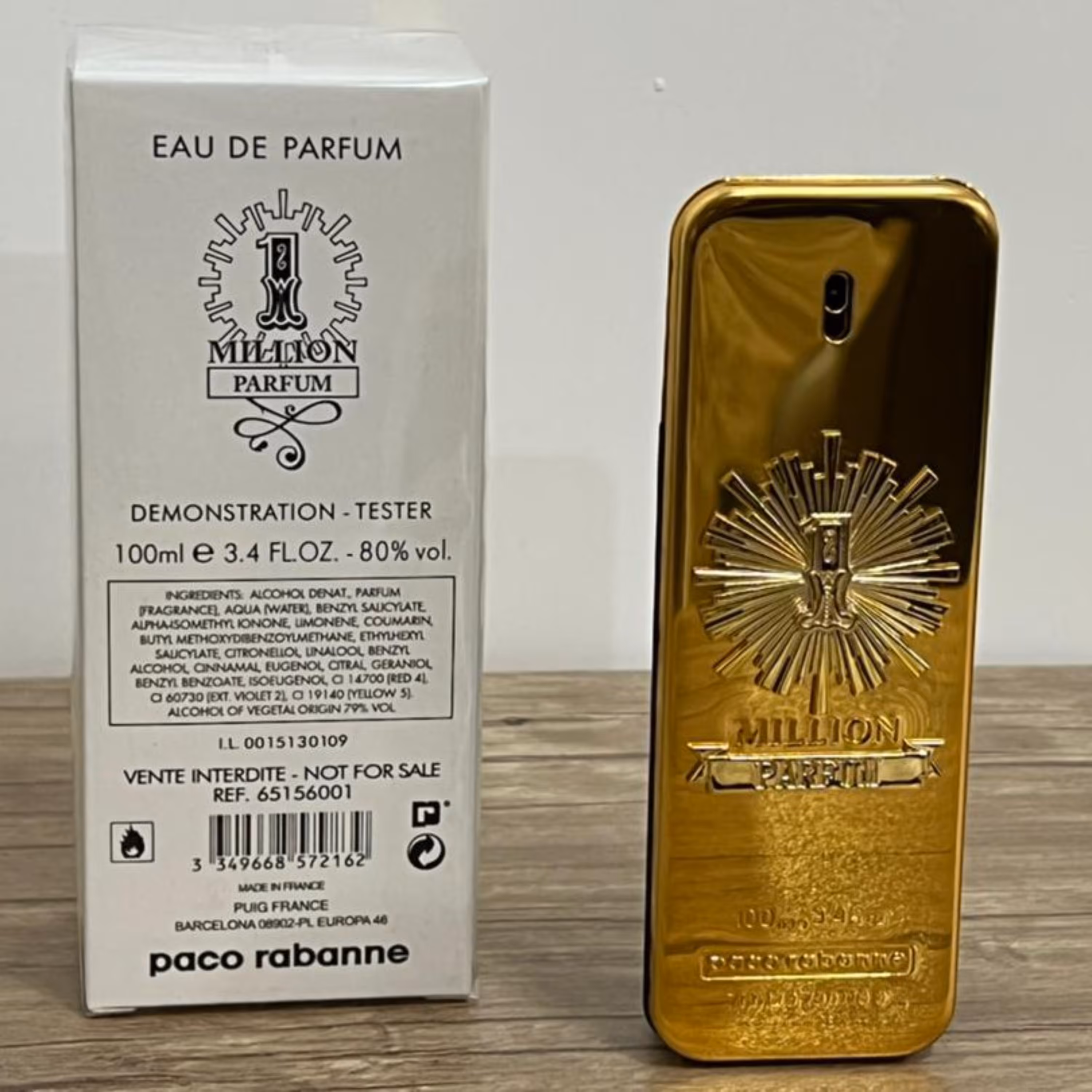 ادو پرفیوم مردانه  وان میلیون پاکو رابان مدل One Million حجم 100 میلی لیتر