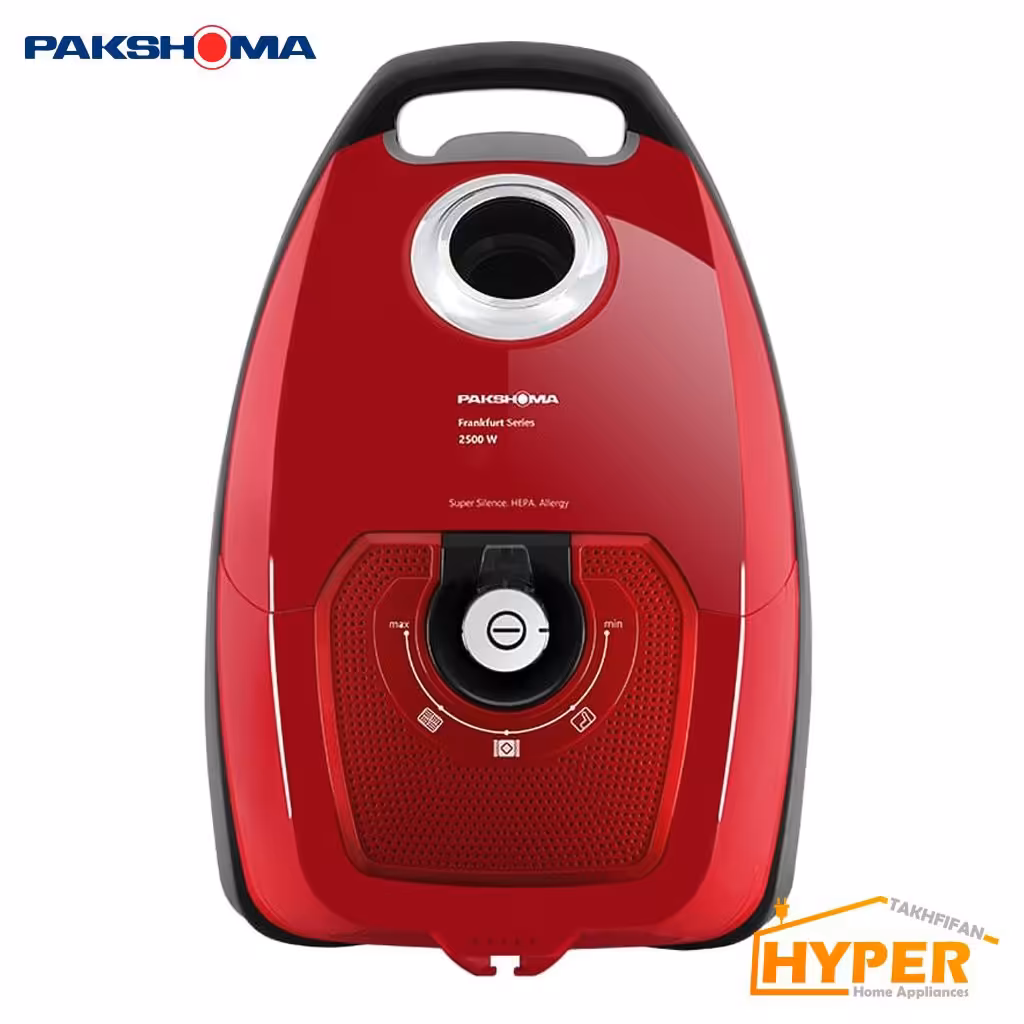 جاروبرقی پاکشوما PVC-25502 R قرمز قدرت 2500 وات