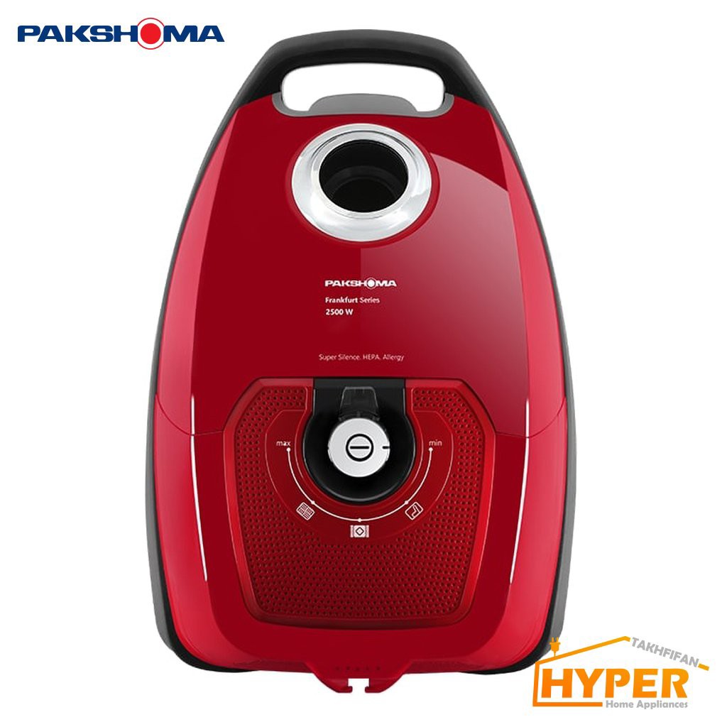 جاروبرقی پاکشوما PVC-25502 R قرمز قدرت 2500 وات