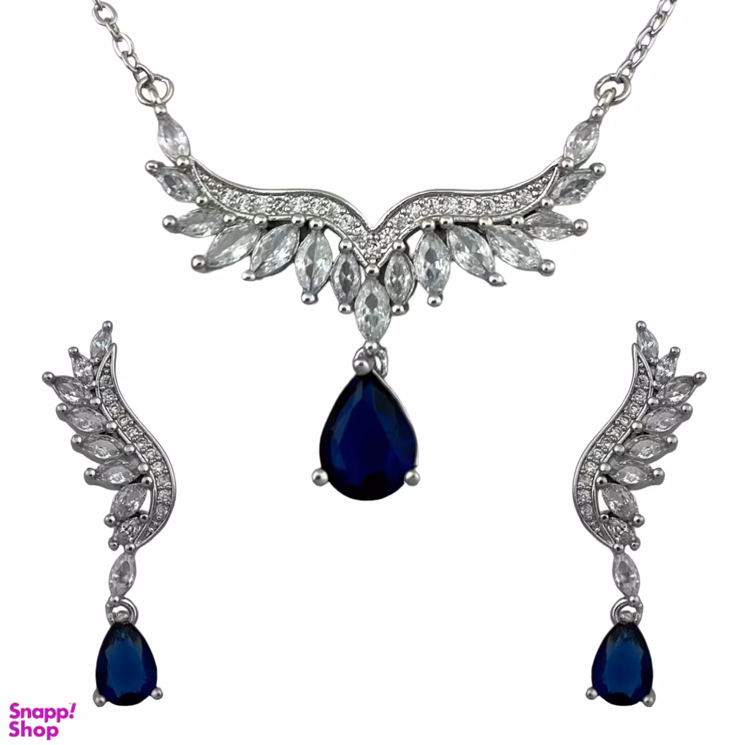 نیم ست زنانه مدل جواهری کد M4181