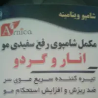 مکمل شامپو رفع سفیدی مو  انار و گردو آرنیکا