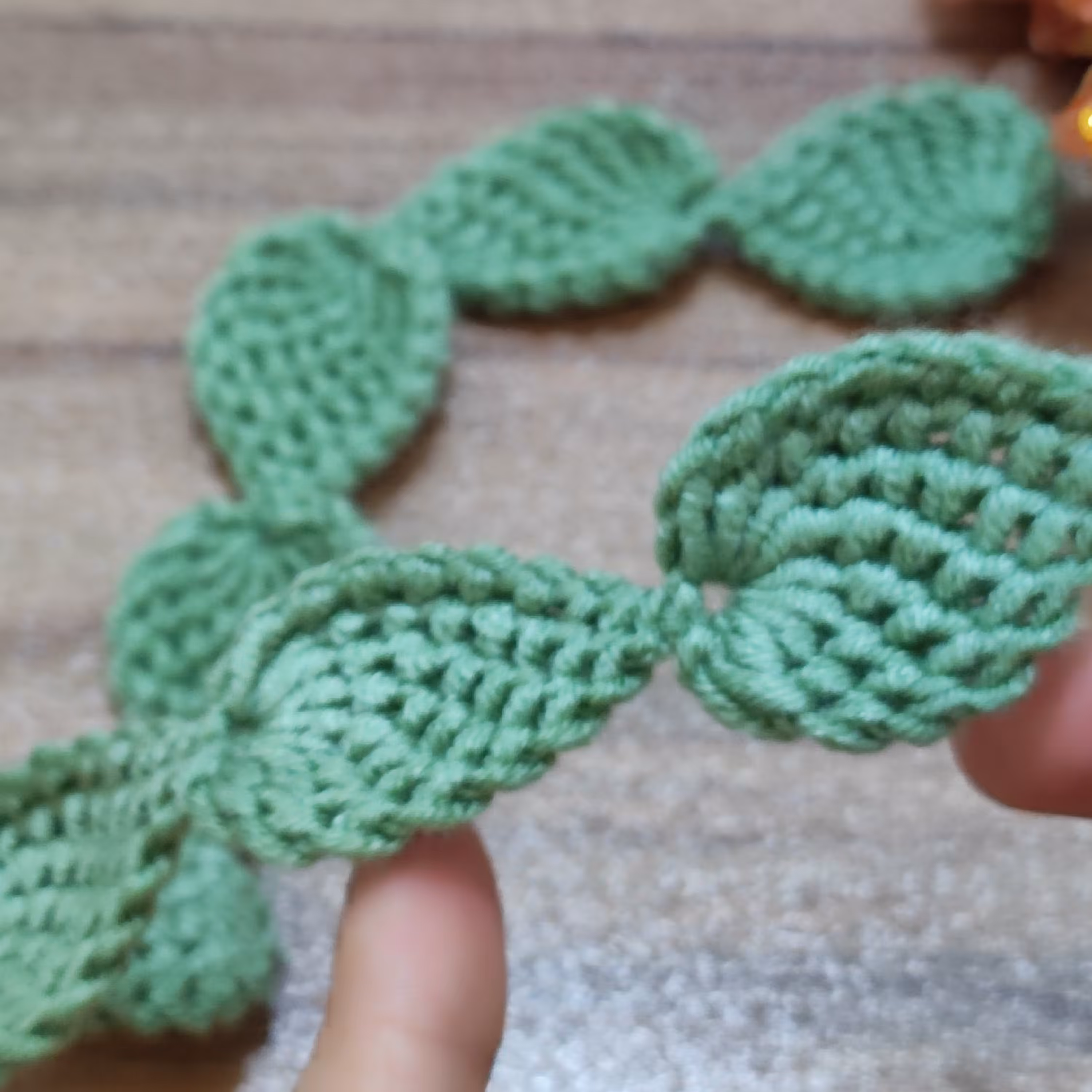 هدبند تونسی مدل برگ  قلاب بافی تونسی با کاموایی درجه یک ترک