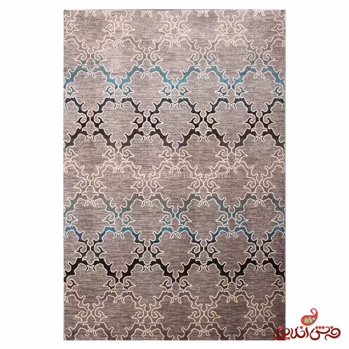 فرش ماشینی ساوین 4072 نقره ای روشن