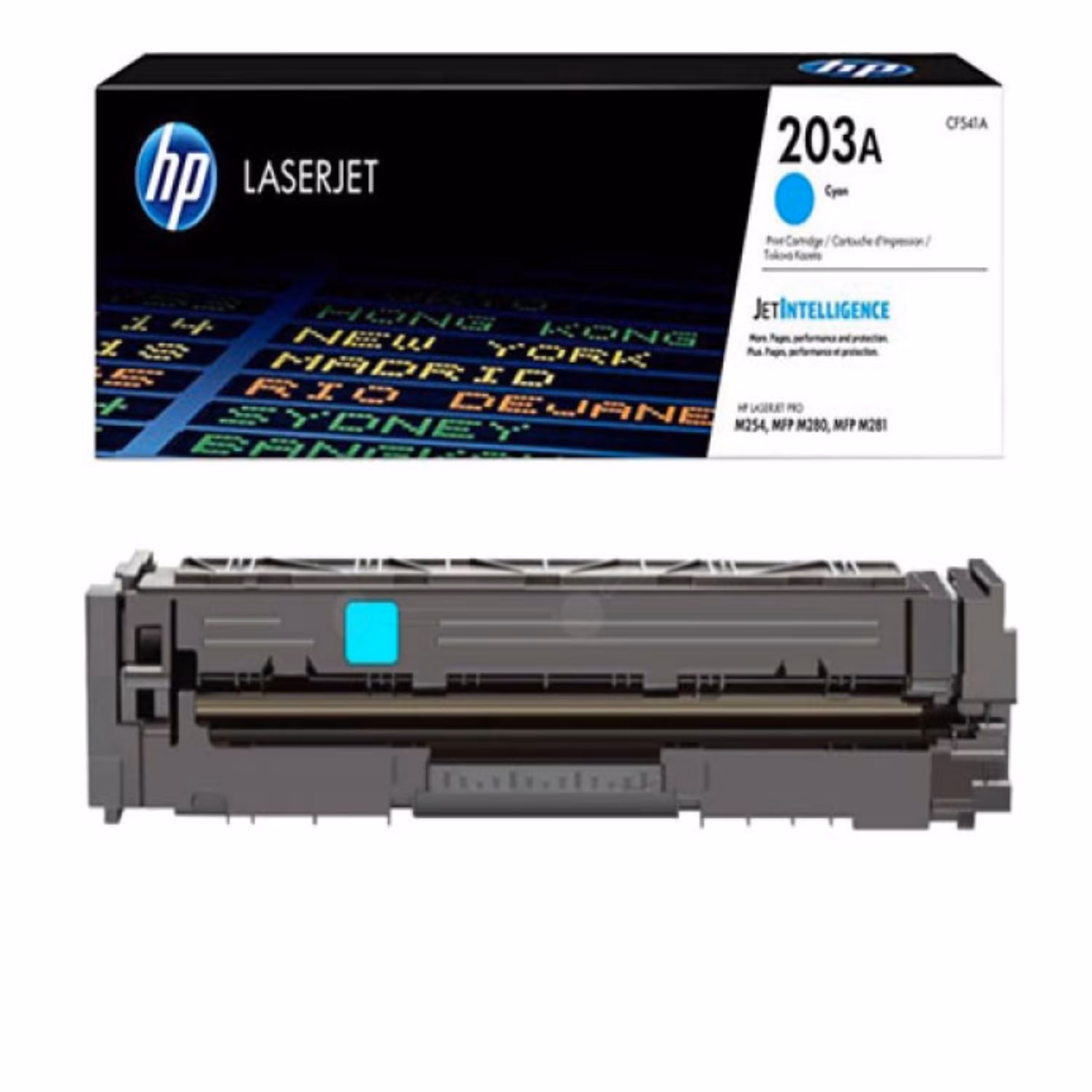 کارتریج تونر لیزری آبی اچ پی HP 203A(با ضمانت و گارانتی)