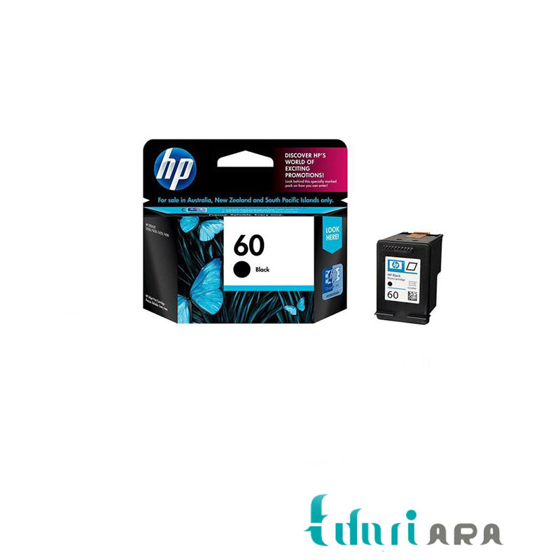 کارتریج جوهرافشان اچ پی 60 مشکی