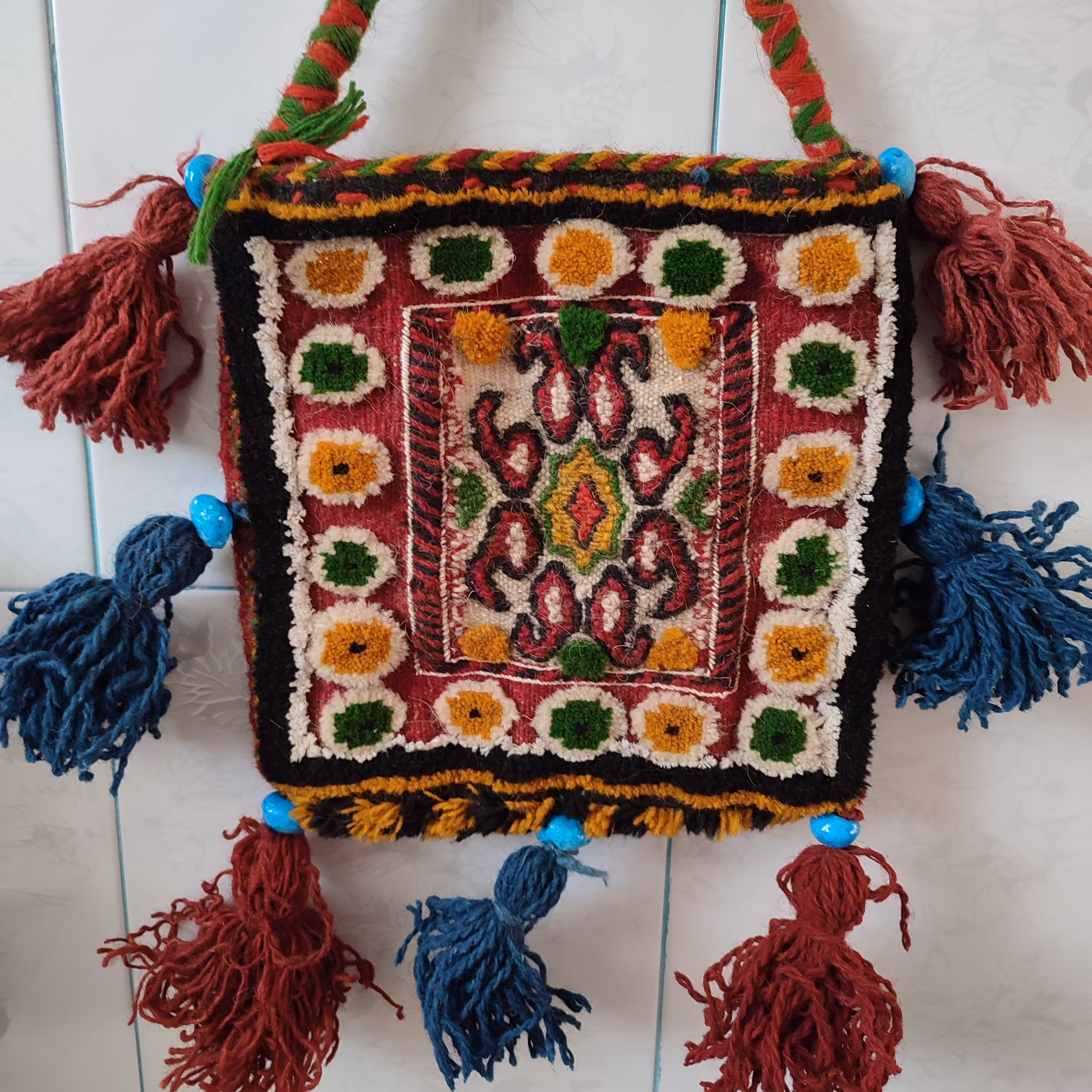 جا قرآنی بافتنی وتزیینی دورو برجسته