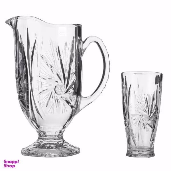 ست پارچ و لیوان بوهمیا کد SP35