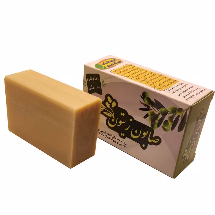 صابون زیتون سنتی و طبیعی نرم کننده و براق کننده پوست ، رفع مشکلات پوستی 
