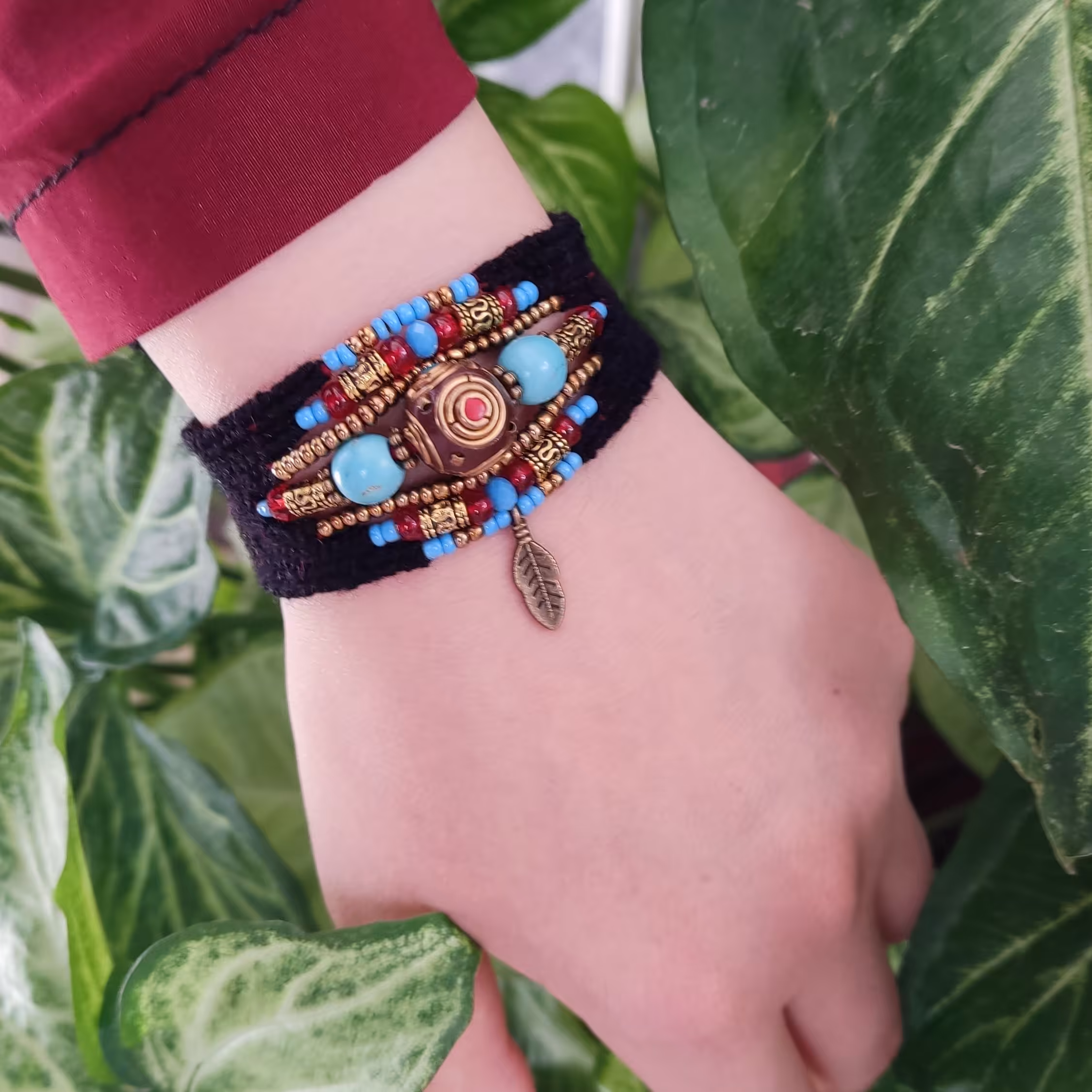 دستبند گلیم _ کد: DS 369-6 _ طرح  نسیم 