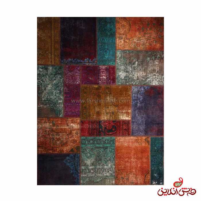 فرش دستباف کلاژ کد 5047