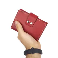 جاکارتی-جاکلیدی چرم  طبیعی امیسیما کد J-104 (چرم گاوی رنگ قرمز)