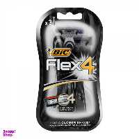 تیغ اصلاح آقایان بیک (Bic) مدل فلکس 4 تیغه بسته 3 عددی