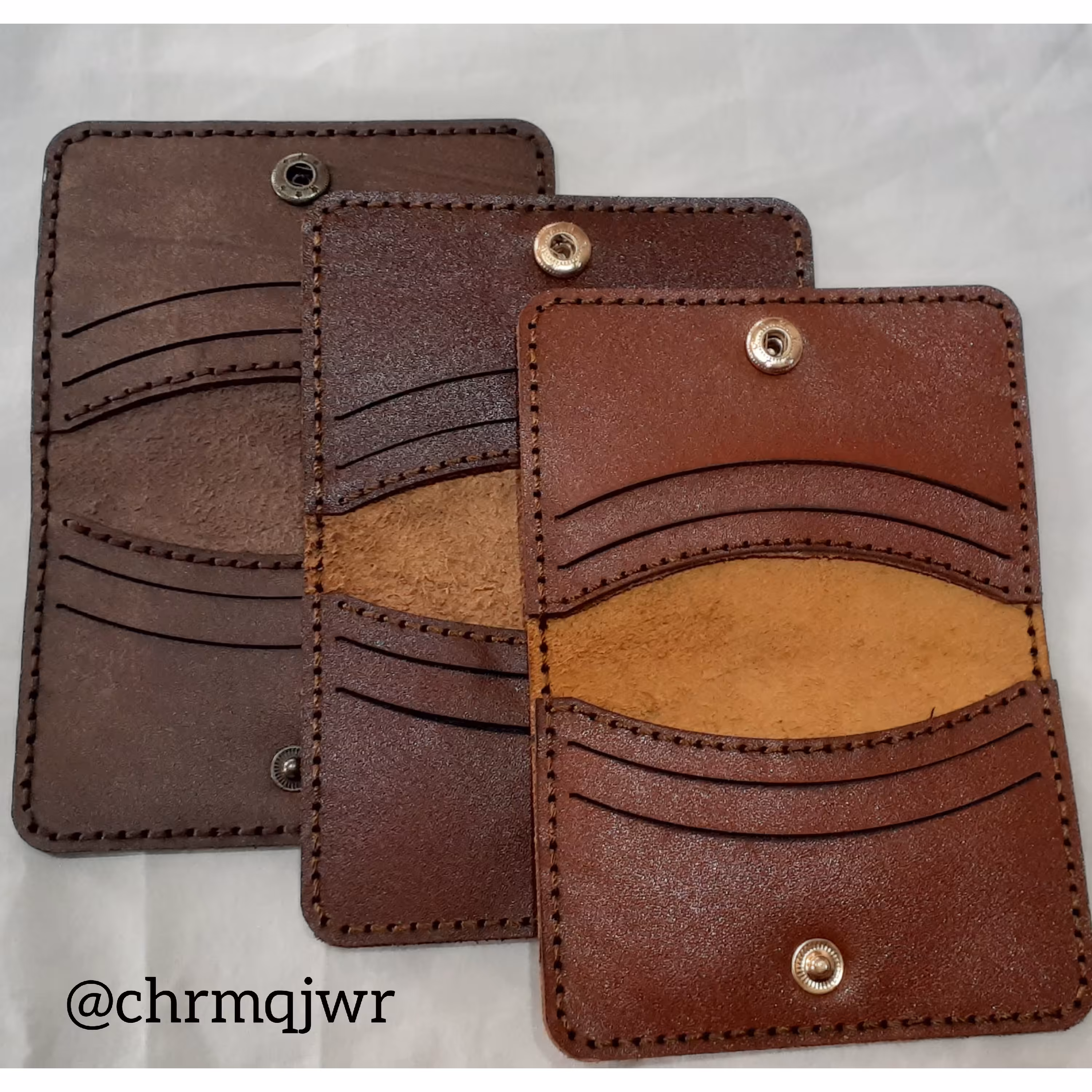 جا کارتی با چرم طبیعی گاوی